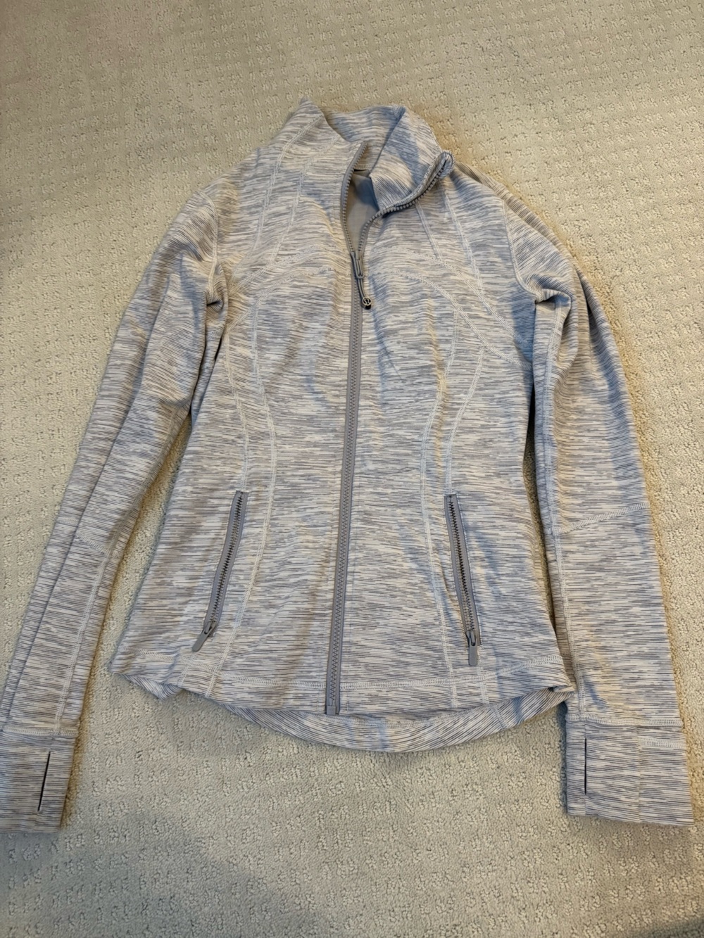 lululemon athletica define jacket Light Gray Women's Full-Zip Jacket